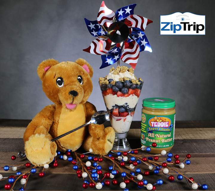 Teddie Zip Trip Independence Day