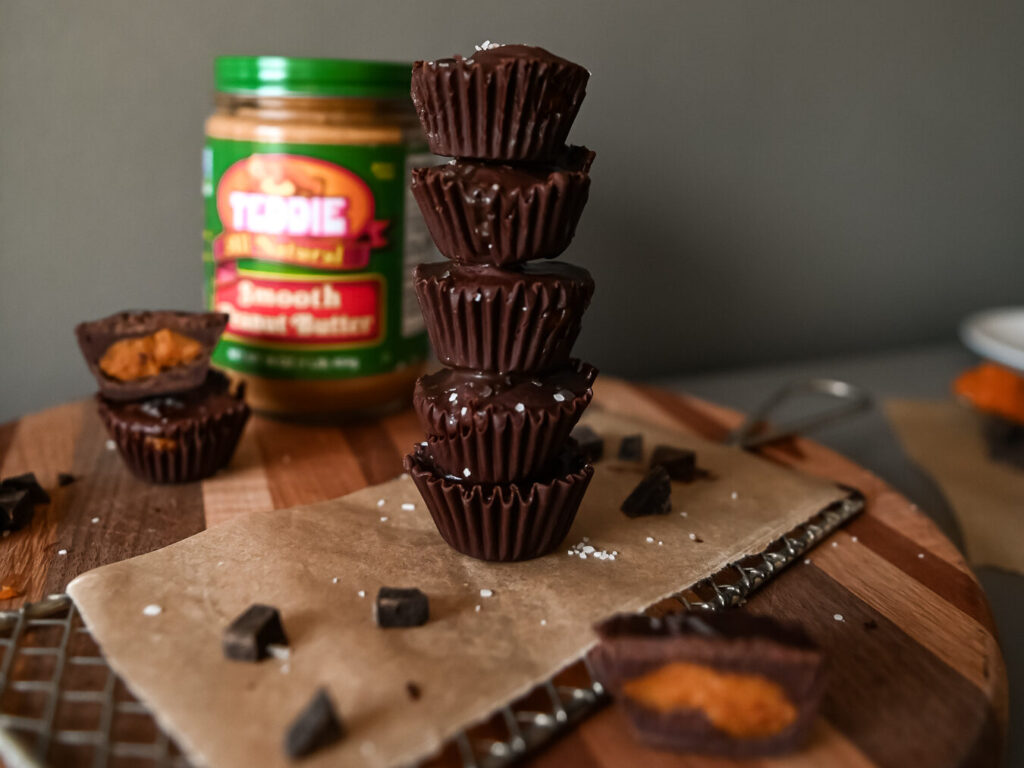 Teddie Peanut Butter Pumpkin Cups